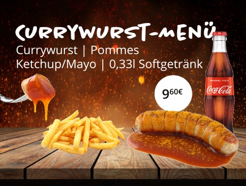 Currywurst Menü | Stephans Imbiss in Huchting